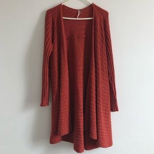 Free People Open Front Swing Cardigan Size Large